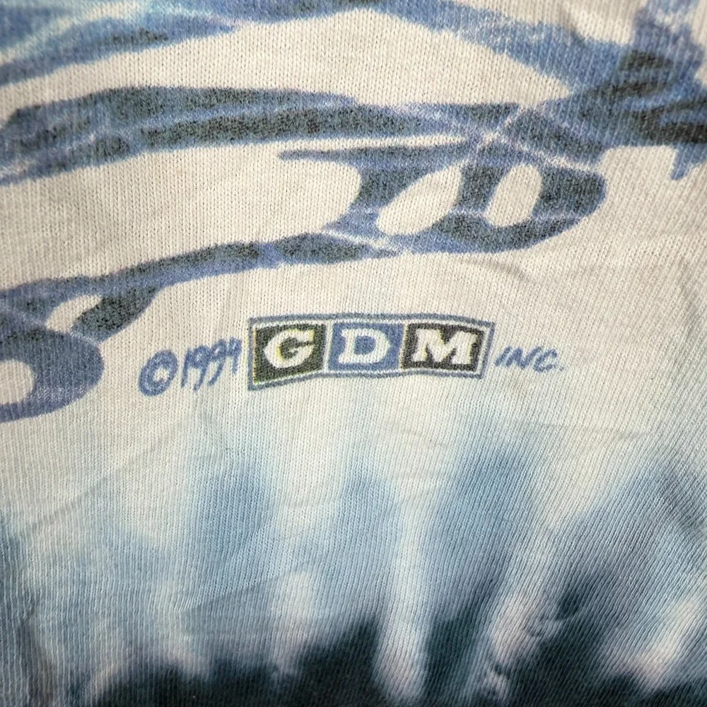 Liquid Blue Grateful Dead Steal Your Faceoff Hockey Tie Dye T Shirt M Vintage